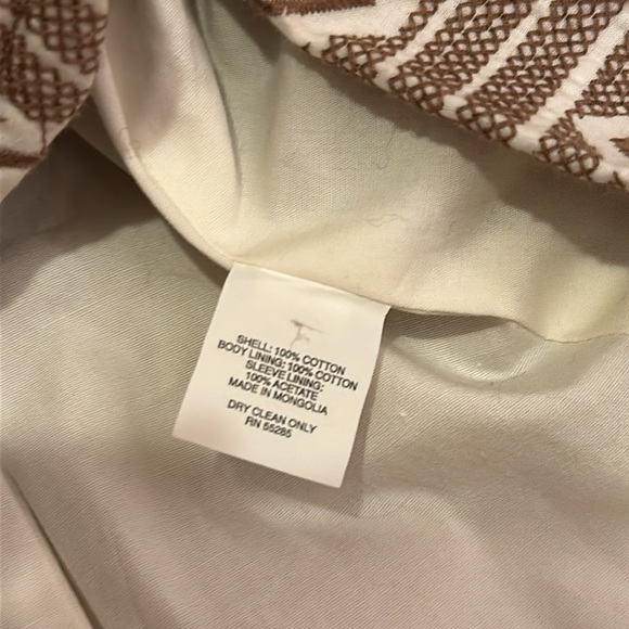 Express Ikat Print Embroided Blazer - Picture 5 of 5